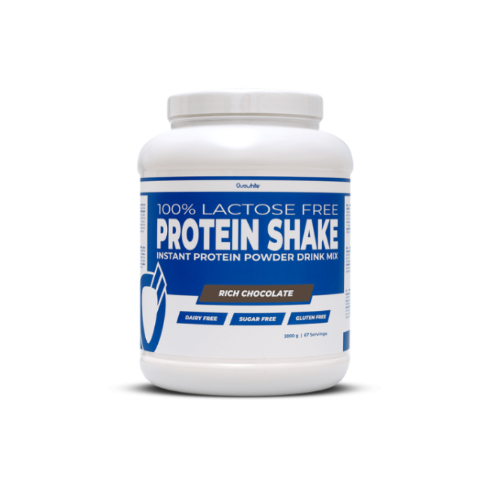 100% LACTOSE FREE PROTEIN SHAKE 2KG