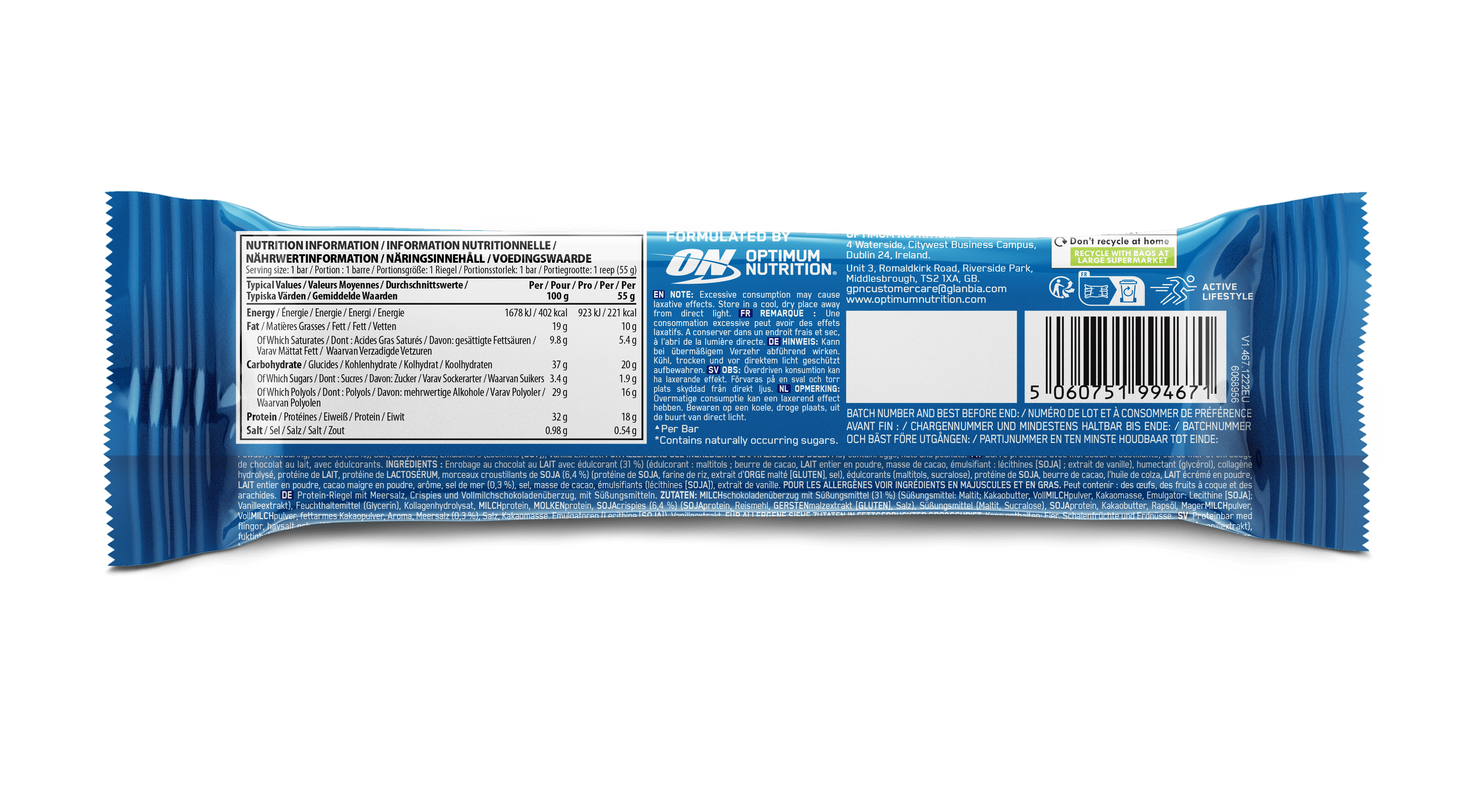 PROTEIN BAR 55GR