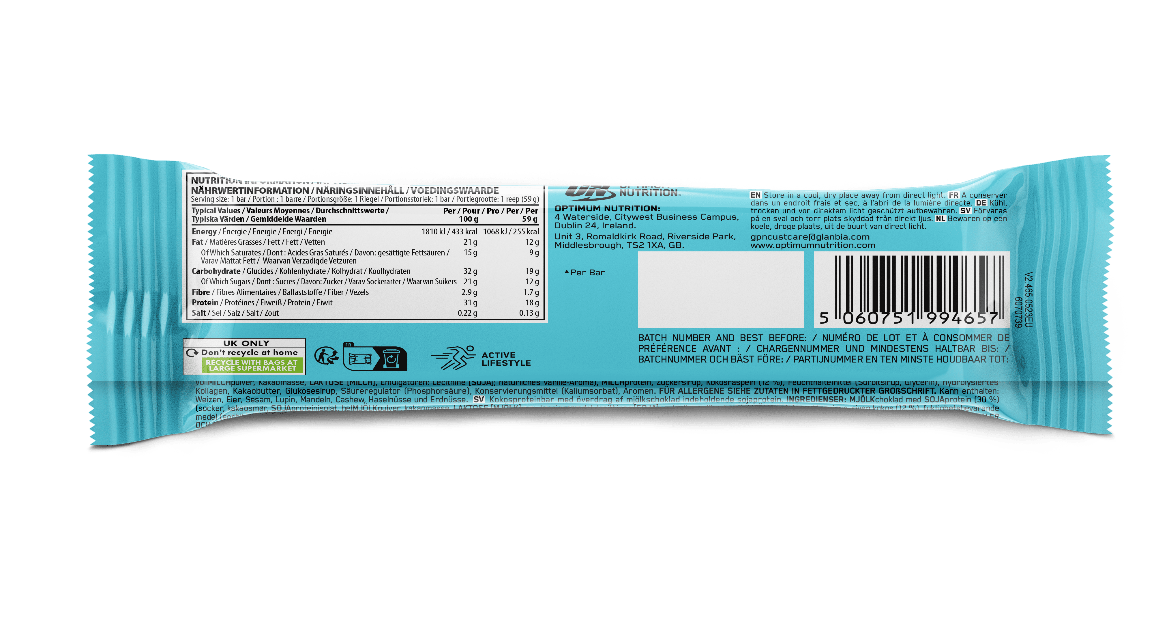 PROTEIN BAR 55GR