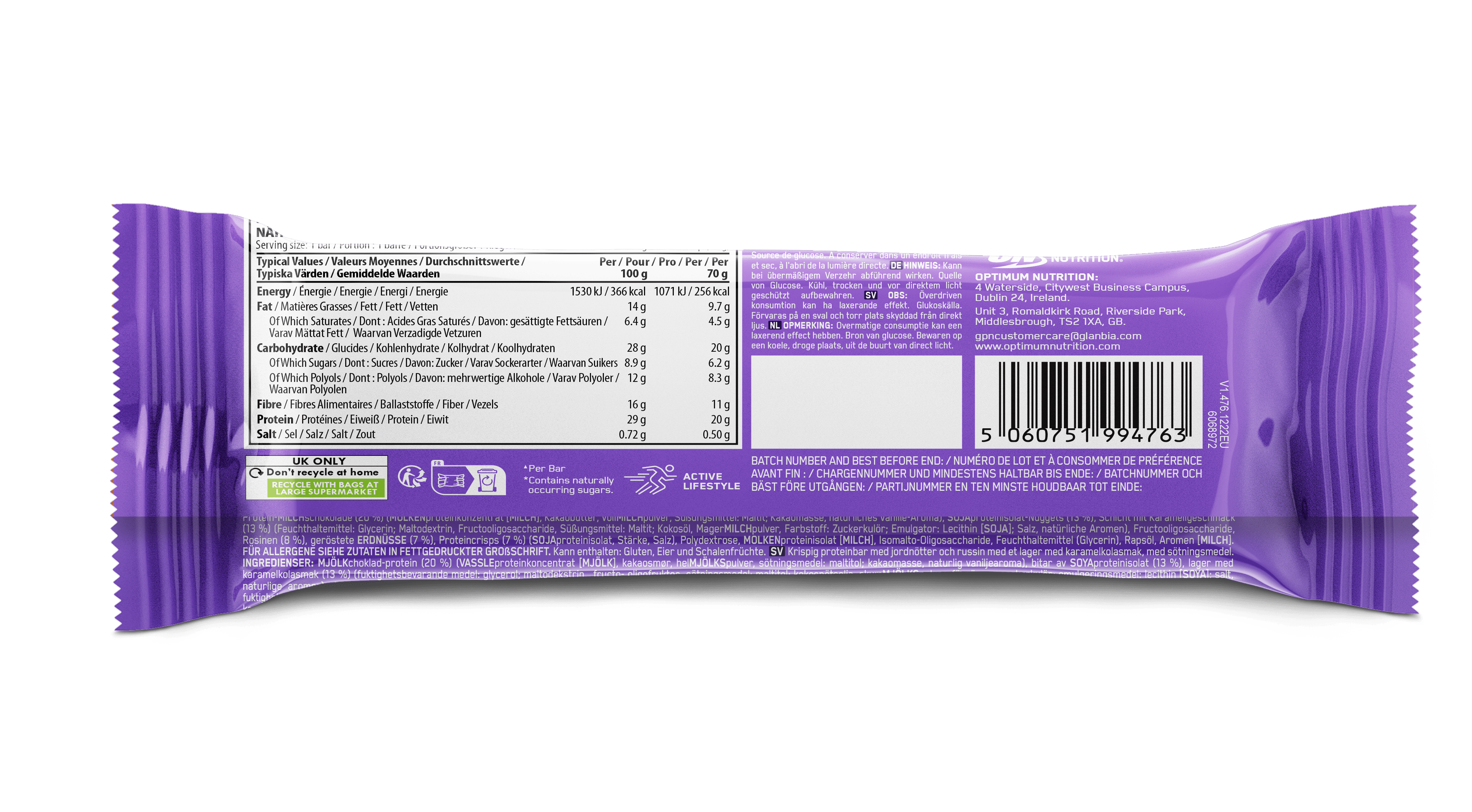 PROTEIN BAR 55GR