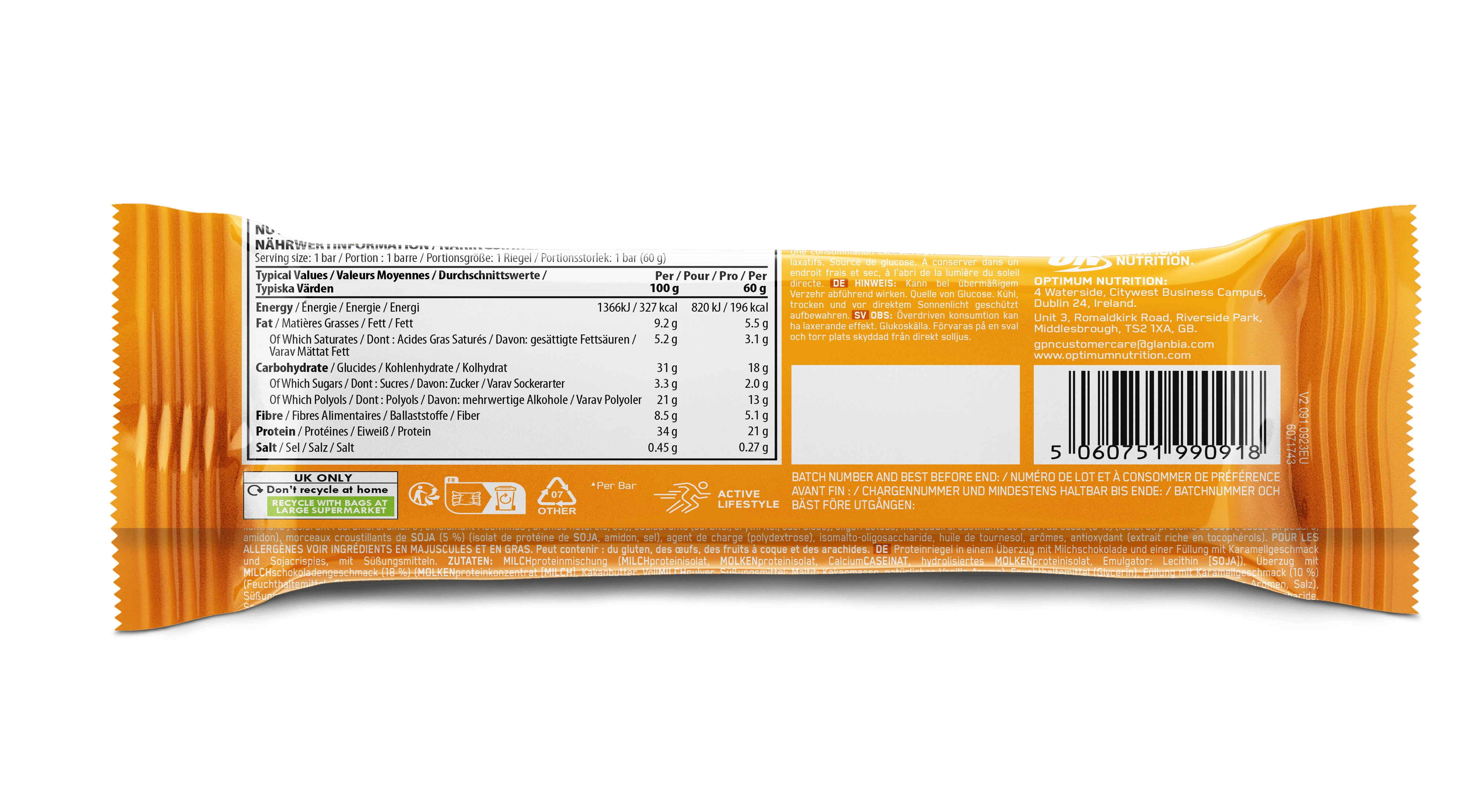 WHIPPED PROTEIN BAR