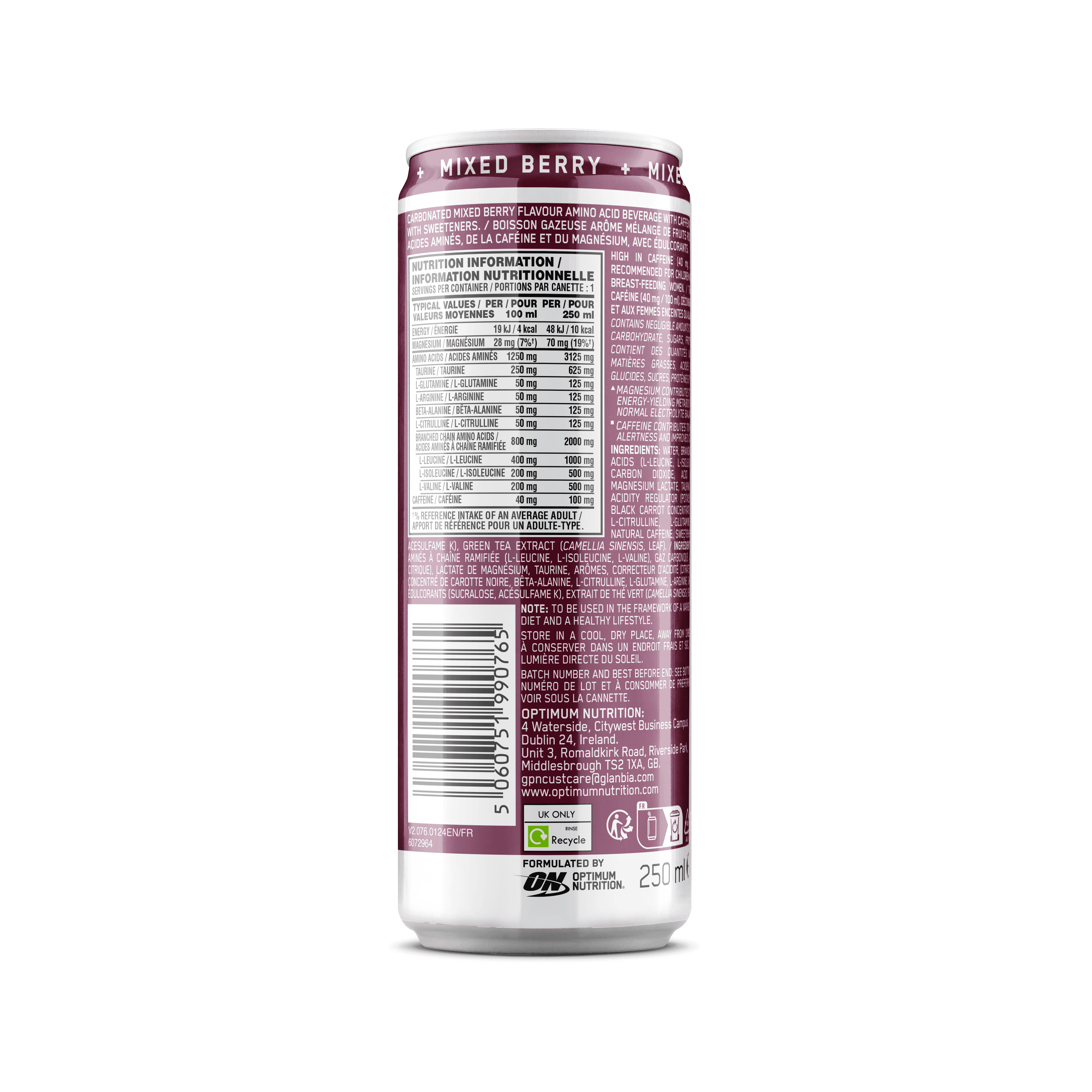 AMINO ENERGY +ELECTROLITES 250ML