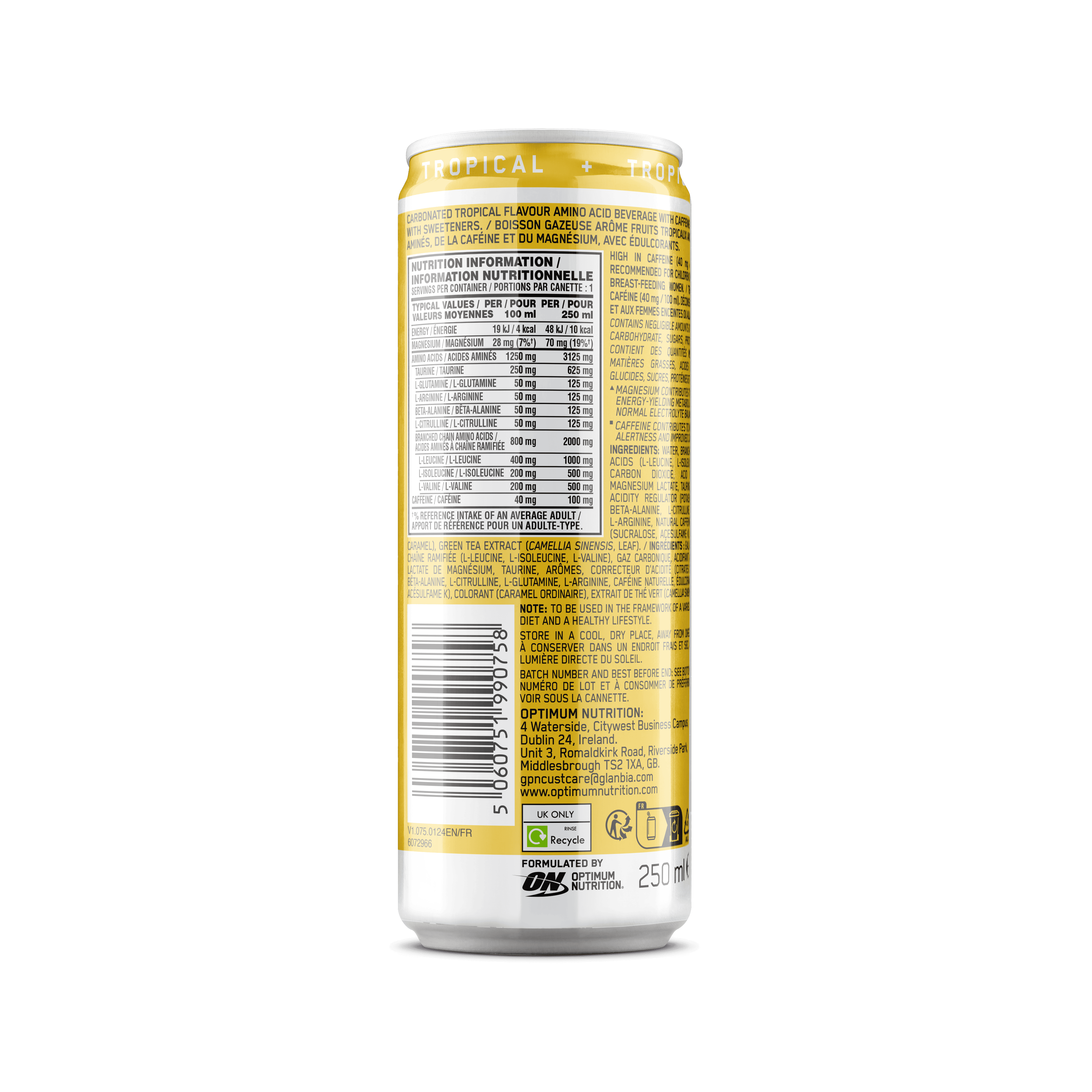 AMINO ENERGY +ELECTROLITES 250ML