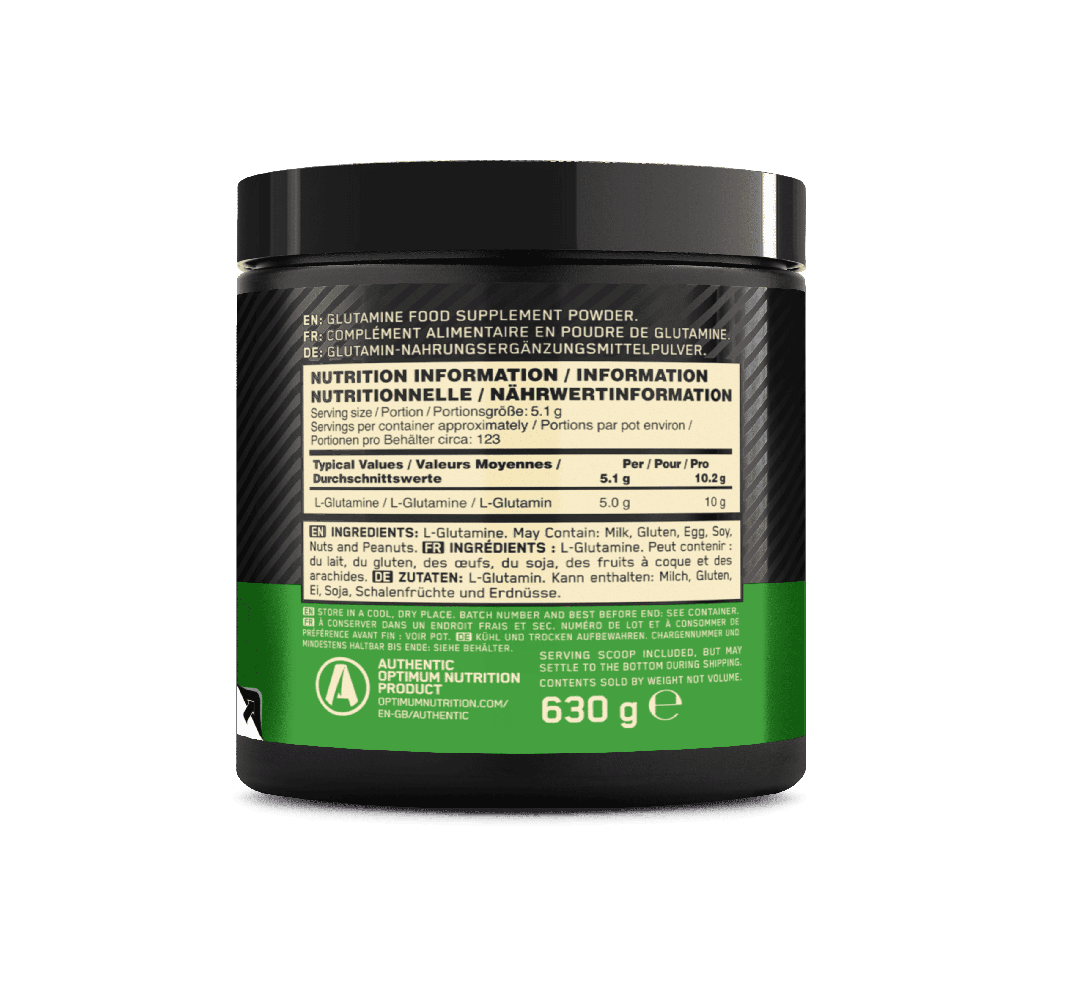 GLUTAMINE POWDER 630GR