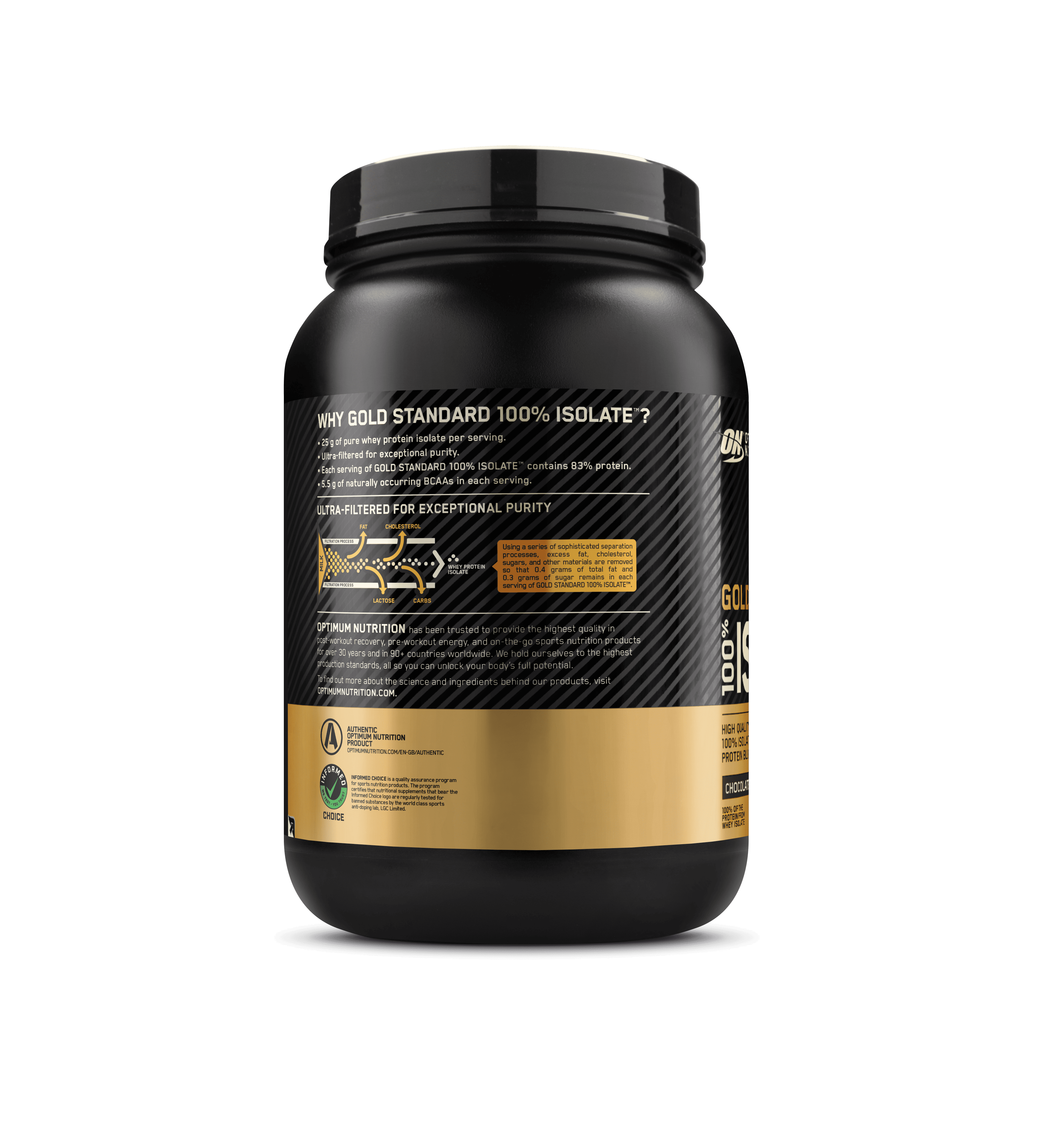 GOLD STANDARD 100% ISOLATE 930GR