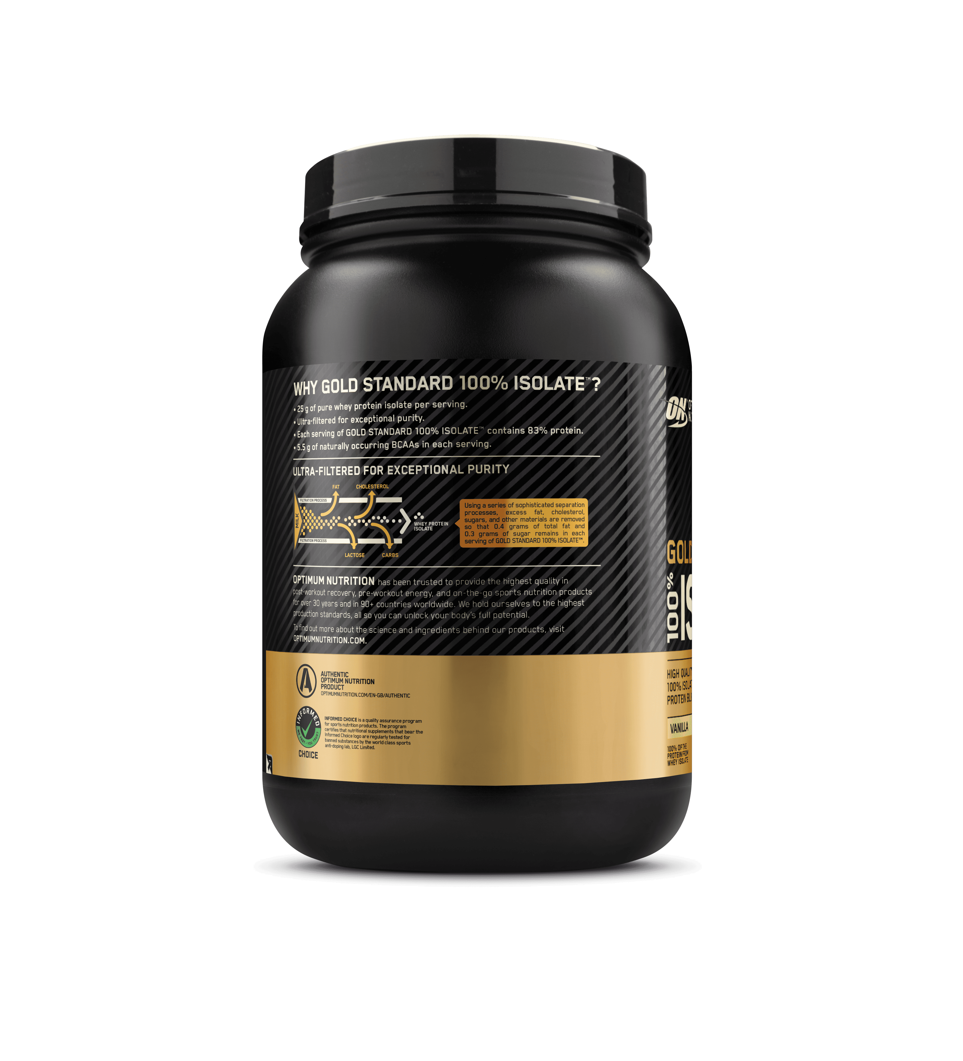 GOLD STANDARD 100% ISOLATE 930GR