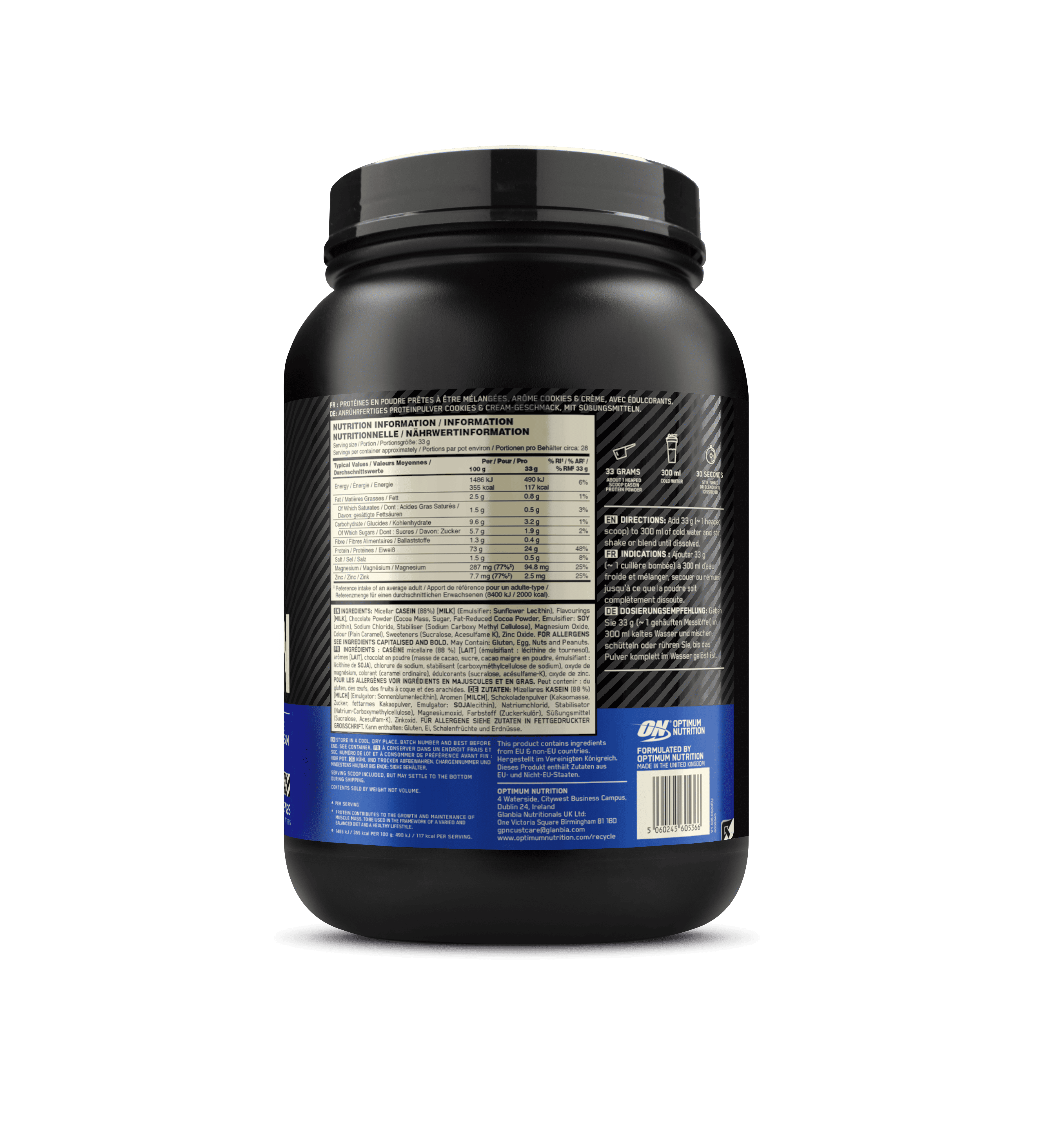 GOLD STANDARD 100% CASEIN 924GR
