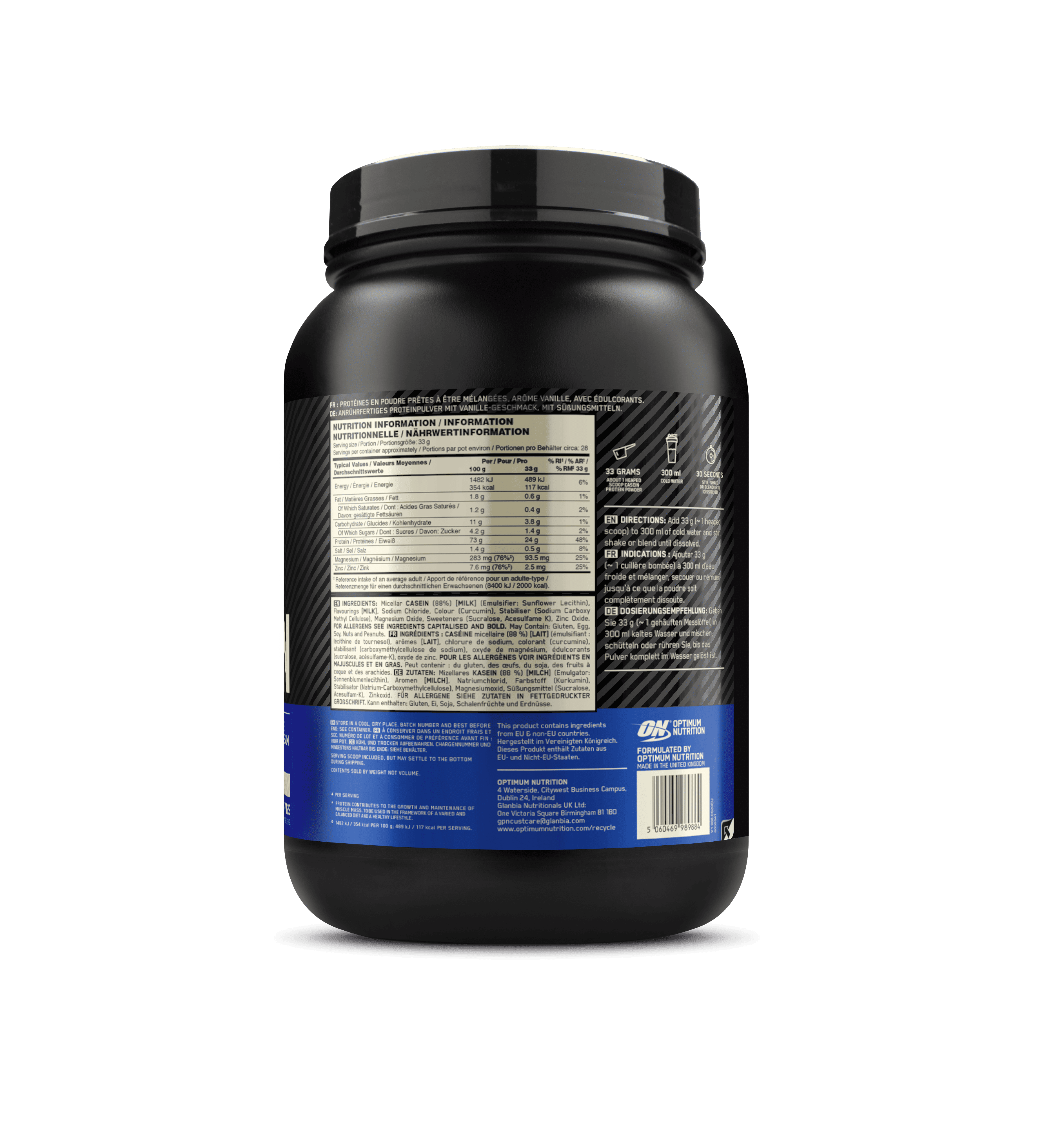 GOLD STANDARD 100% CASEIN 924GR