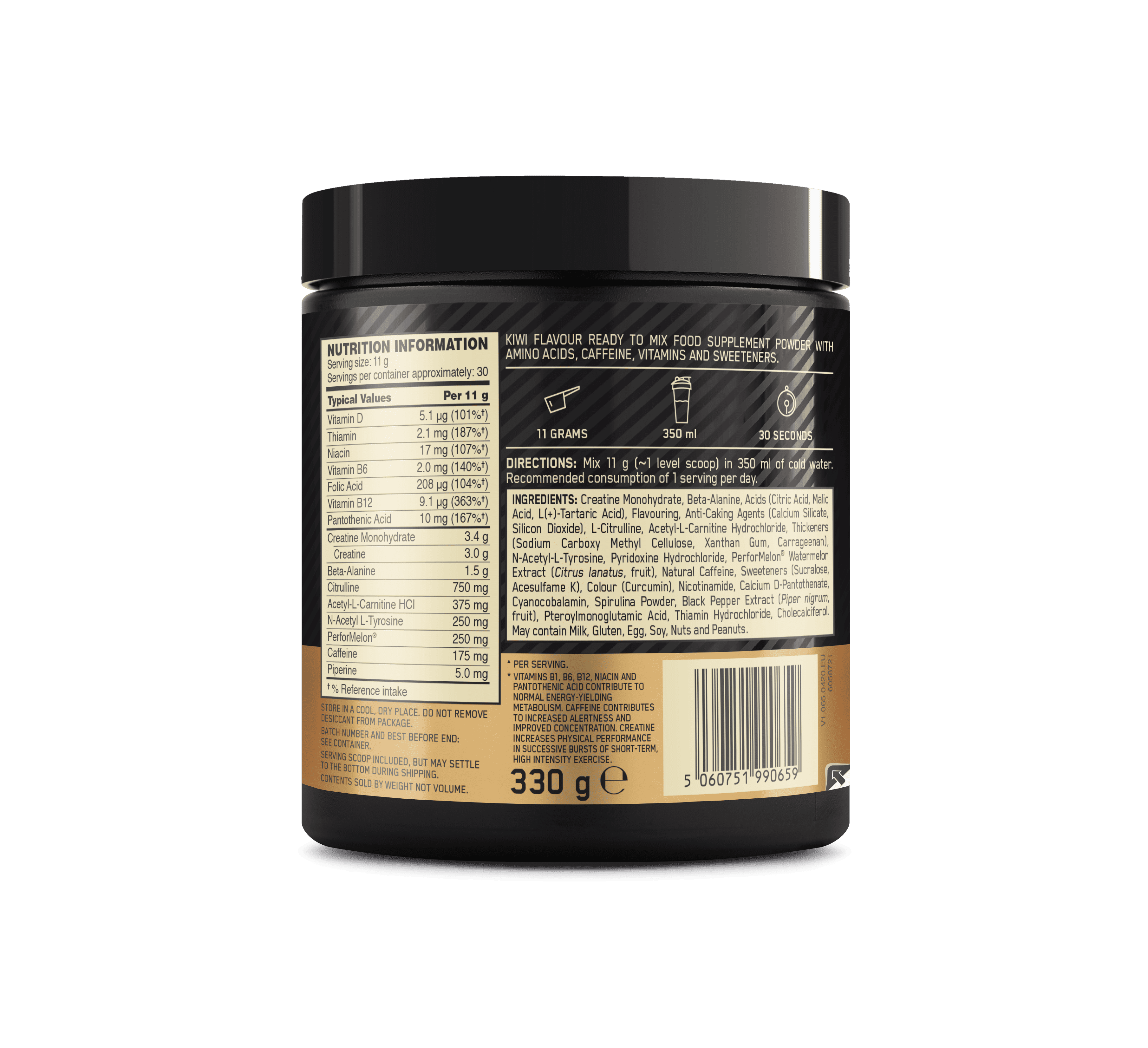GOLD STANDART PRE-WORKOUT 330GR
