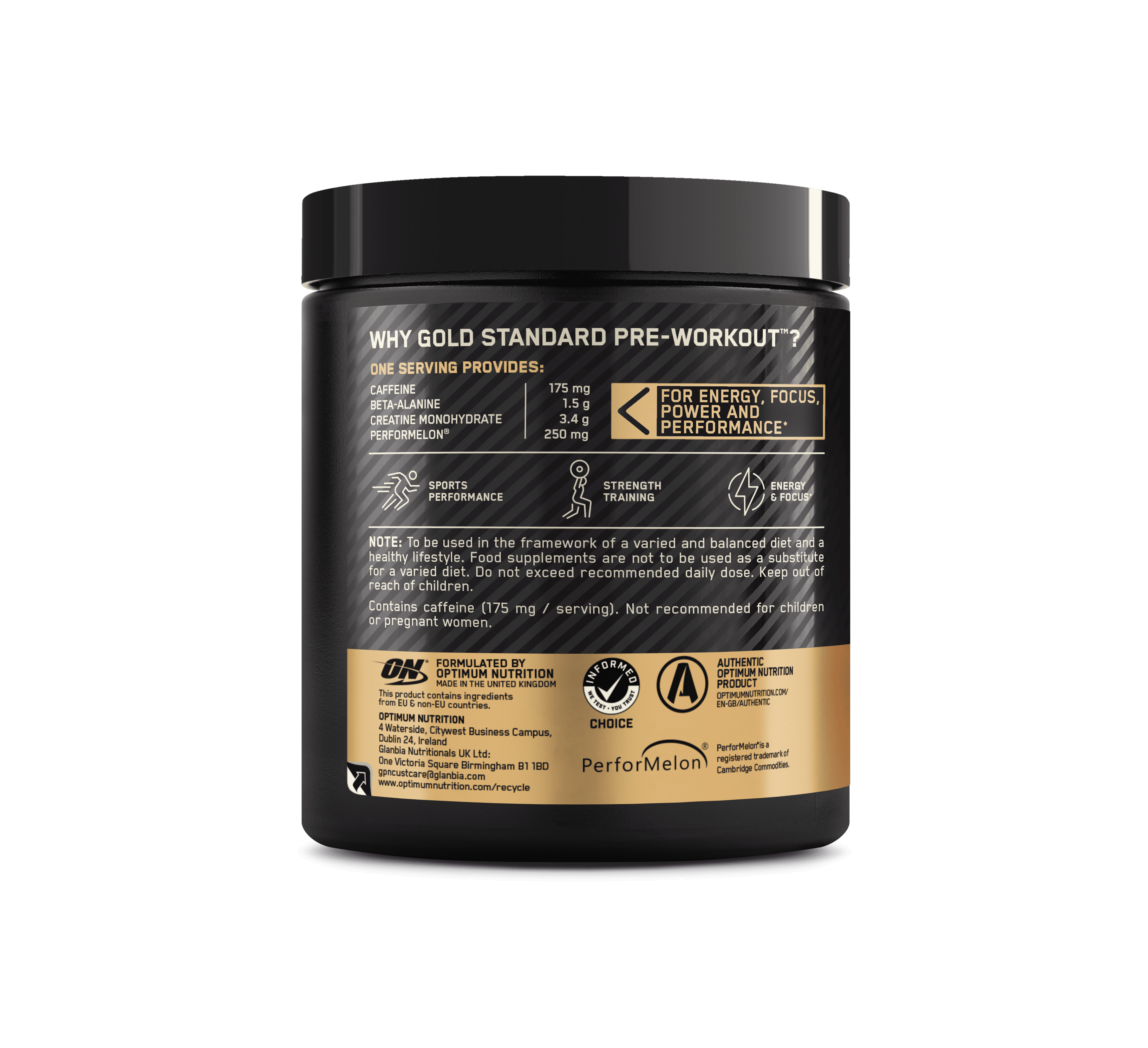 GOLD STANDART PRE-WORKOUT 330GR