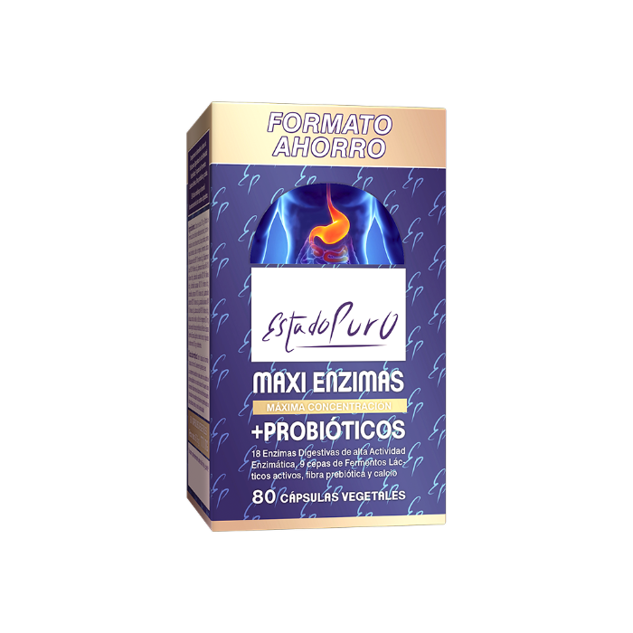 MAXI ENZIMAS CON PROBIÓTICOS 80 CAPS