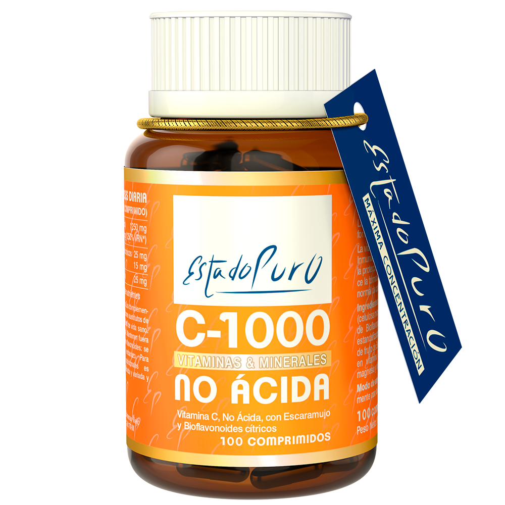 VITAMINA C-1000 NO ACIDA