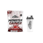 PACK MONSTROUS GAINER 2200 3KG FRESA + SHAKER